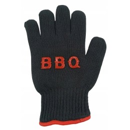 Karščiui atspari apsauginė pirštinė skirta griliui, židiniui, viryklei, stora ir tvirta