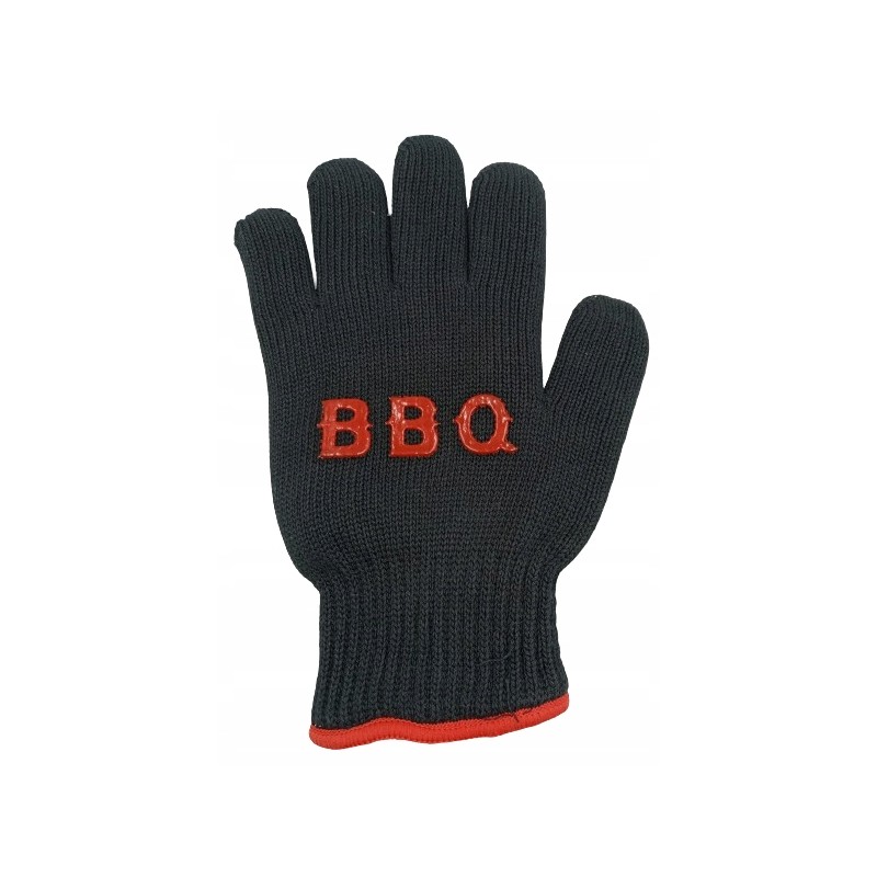 Karščiui atspari apsauginė pirštinė skirta griliui, židiniui, viryklei, stora ir tvirta