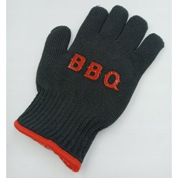 Karščiui atspari apsauginė pirštinė skirta griliui, židiniui, viryklei, stora ir tvirta