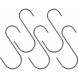 Brovin rinkinys 5x kabliukai tradiciniai mėsos rūkymo kabliukai 14cm rūkykla