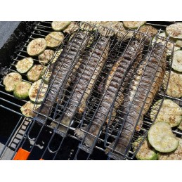 Žuvies, mėsos ir kepsnių grotelės skautų sk-0708