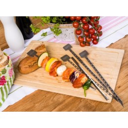 Metaliniai grilio iešmeliai marinavimui, 4 vnt.