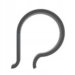 Klipas baseino folijos tentui, intex laikiklis, 45mm