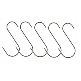 Tradiciniai kabliukai mėsos rūkymui - 5 vnt