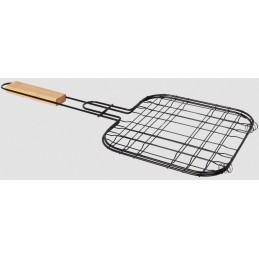 Tinklinis grotelių grotelių krepšys skirtas kepti žuvies mėsos daržoves ant grotelių.