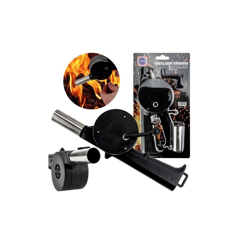 Rankinis pūstuvas griliui