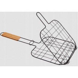 Grotelių tinklinis krepšelis skirtas žuvies mėsos daržovių kepimui ant grotelių.