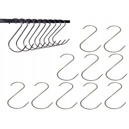 Rūkymo kabliukas, 10 vienetų rinkinys S-140, 3mm storio.