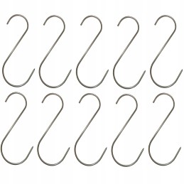 Rūkymo kabliukas, 10 vienetų rinkinys S-140, 3mm storio.