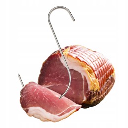 S-315 rūkymo kablys 15 cm storis 3 mm, skirtas rūkyti šaltiems mėsos gaminiams, gammon kumpiams