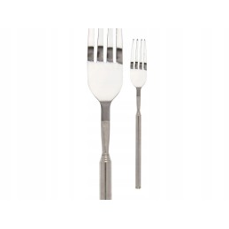 Ištraukiama metalinė teleskopinė šakutė 62 cm