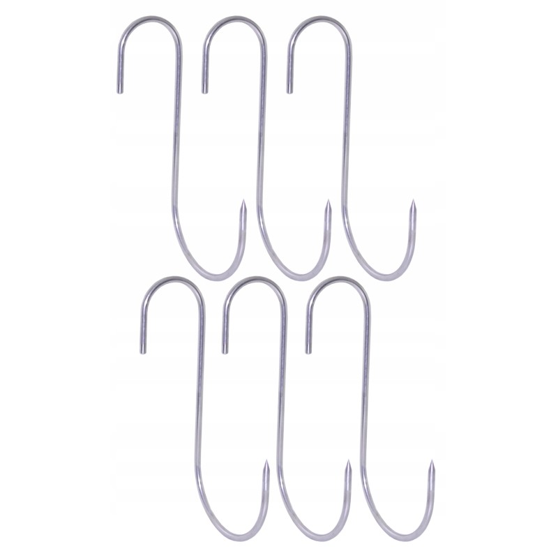 Šoniniai rūkymo kabliukai - 6 vnt