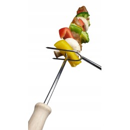 Ant grotelių kepta šakutė 50 cm, lenkiška Lux inox