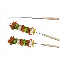 Ant grotelių kepta šakutė 50 cm, lenkiška Lux inox