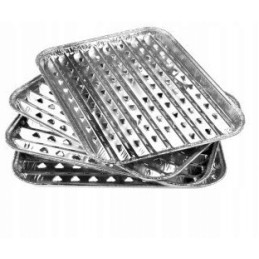 Grilio padėklų rinkinys, grilio padėklai, 4 vnt, arpex, geros kokybės liuksas