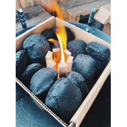 Woodson kaitinimo įdėklas griliui su briketais w13pl