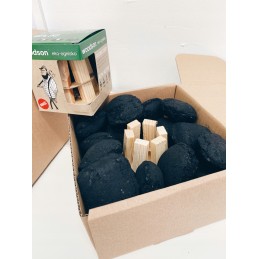 Woodson kaitinimo įdėklas griliui su briketais w13pl