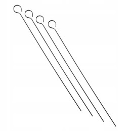 Grilio iešmeliai iešmams 30 cm - 4 metaliniai vnt