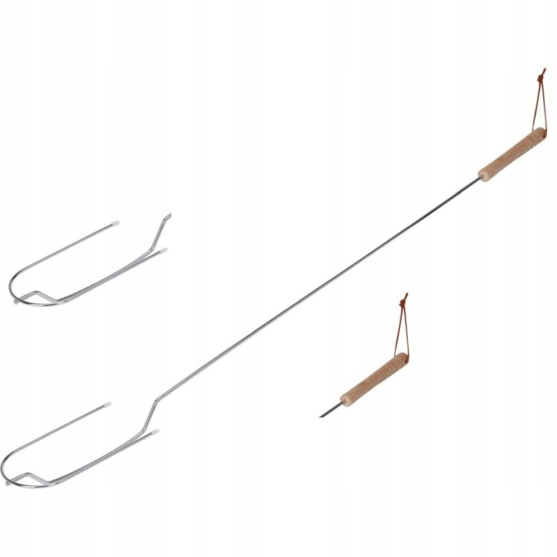 Židinio šakutė 101 cm su medine rankena