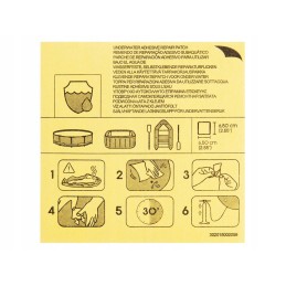 Bestway vandeniui atsparaus pleistrų taisymo rinkinys 62091