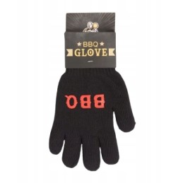 Juoda grilio virtuvinė pirštinė