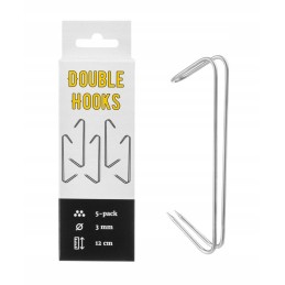 Dvigubi kabliukai – 5 vnt