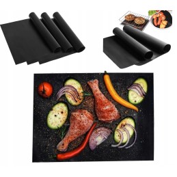 Rinkinyje 3 vnt bbq tadar grilio kilimėliai 40x33 cm