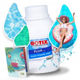 Floktix koaguliantas skaidrina ir koaguliuoja baseino vandenį, baseino chemikalus 0 5l