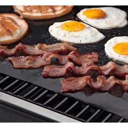 Tefloninis grilio kilimėlis biamet grilio padėklas 40x33 cm 3 vnt