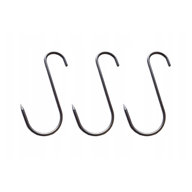 Rūkymo kabliukai 17 cm, rinkinyje 5 vnt