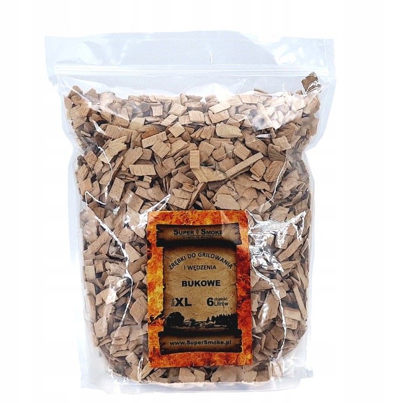 Supersmoke rūkymo traškučiai buko dydis: xl 6 litrų doypack