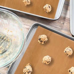 Daugkartinio naudojimo tefloninis kepimo kilimėlis, skirtas kepti ant grotelių