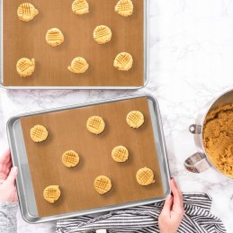 Daugkartinio naudojimo tefloninis kepimo kilimėlis, skirtas kepti ant grotelių