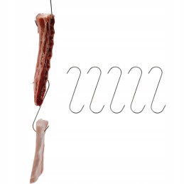 Rūkymo kabliukas mėsai ir šaltiems gabalams, s19/3mm inox, 5 vnt