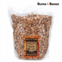 Supersmoke kepimo kotletai, alksnio + buko mišinys, dydis: xl, 6 litrai, doypa