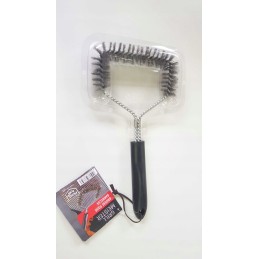 Grillmeister šepetys, grilio viela 3 pusės - modelis b