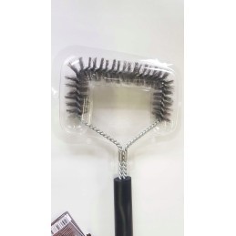 Grillmeister šepetys, grilio viela 3 pusės - modelis b