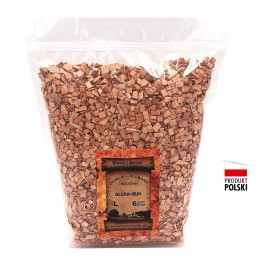 Super dūminės medienos drožlės rūkymui, alksnio + buko mišinys, dydis: l 6 litrų doypack