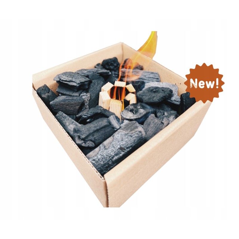 Woodson ekologinis kūrenimas, paruoštas anglies įdėklas kepsniui, 0,5 kg ugnies