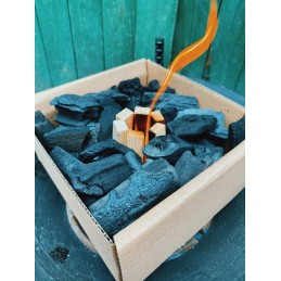 Woodson ekologinis kūrenimas, paruoštas anglies įdėklas kepsniui, 0,5 kg ugnies