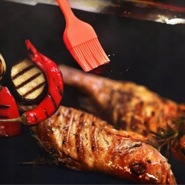 4x daugkartinio naudojimo tefloninis grilio kilimėlis kepimui didelės padėklo kepsninės