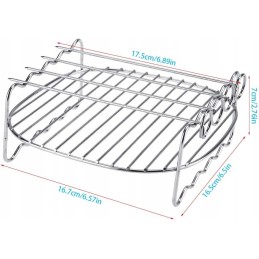 Grilis neriebiai gruzdintuvei, nepridegantys iešmeliai, 17 cm