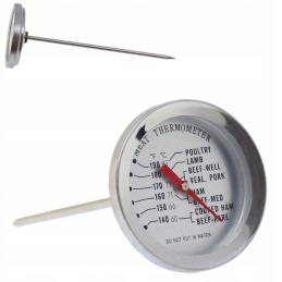 Bajonetinis virtuvinis termometras mėsai, kepsniams, rūkymui, kepimui ant grotelių