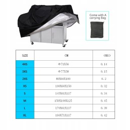 Grilis padengtas vandeniui atspariu cilindriniu 3xw-φ77x58cm