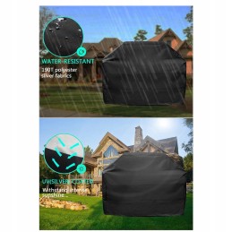 Grilis padengtas vandeniui atspariu cilindriniu 3xw-φ77x58cm