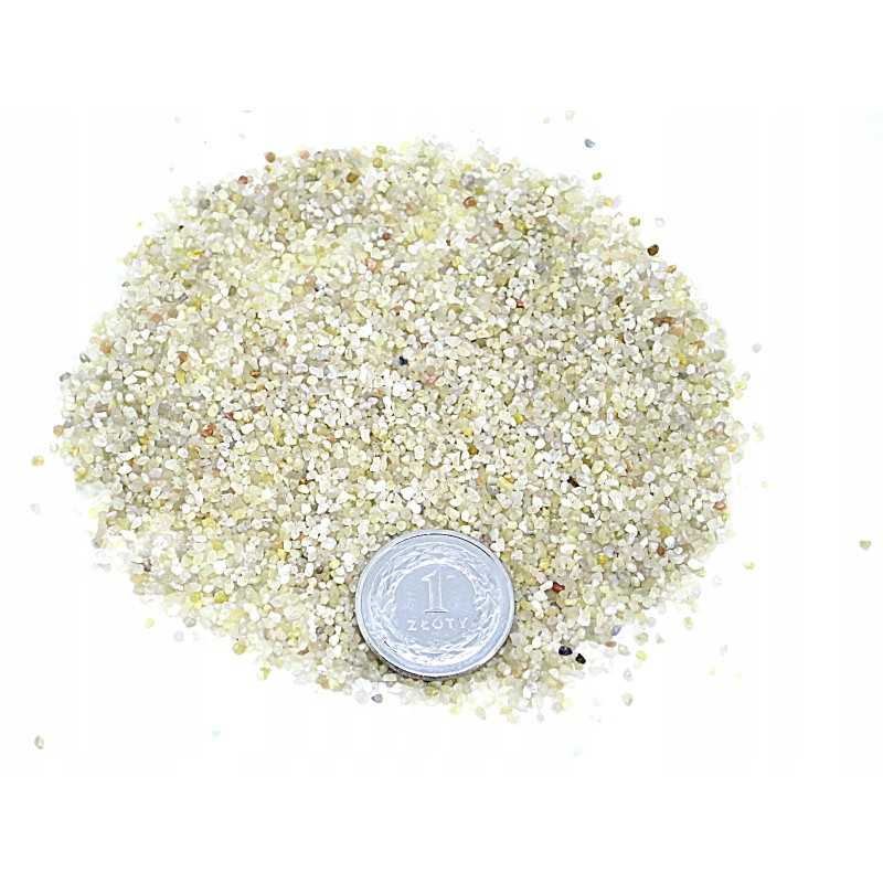 Kvarcinis smėlis 0 8 1 2 mm akvariumo filtrams 1 kg