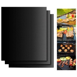 Tefloninis grilio kilimėlis biamet grilio padėklas 40x33 cm 3 vnt