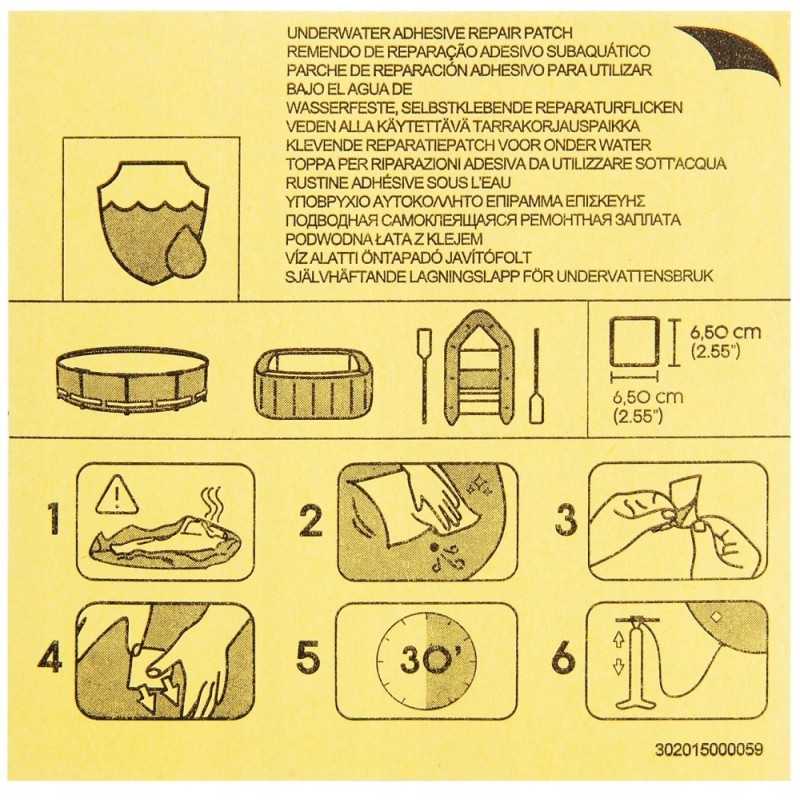 10x bestway 62091 lipnūs remontiniai pleistrai
