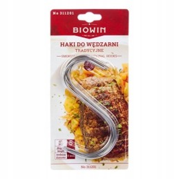 Smokehouse kabliukai "S" formos, 5 vnt