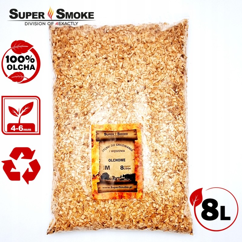 Super dūminės rūkyklos alksnio dydis m 8 litrai